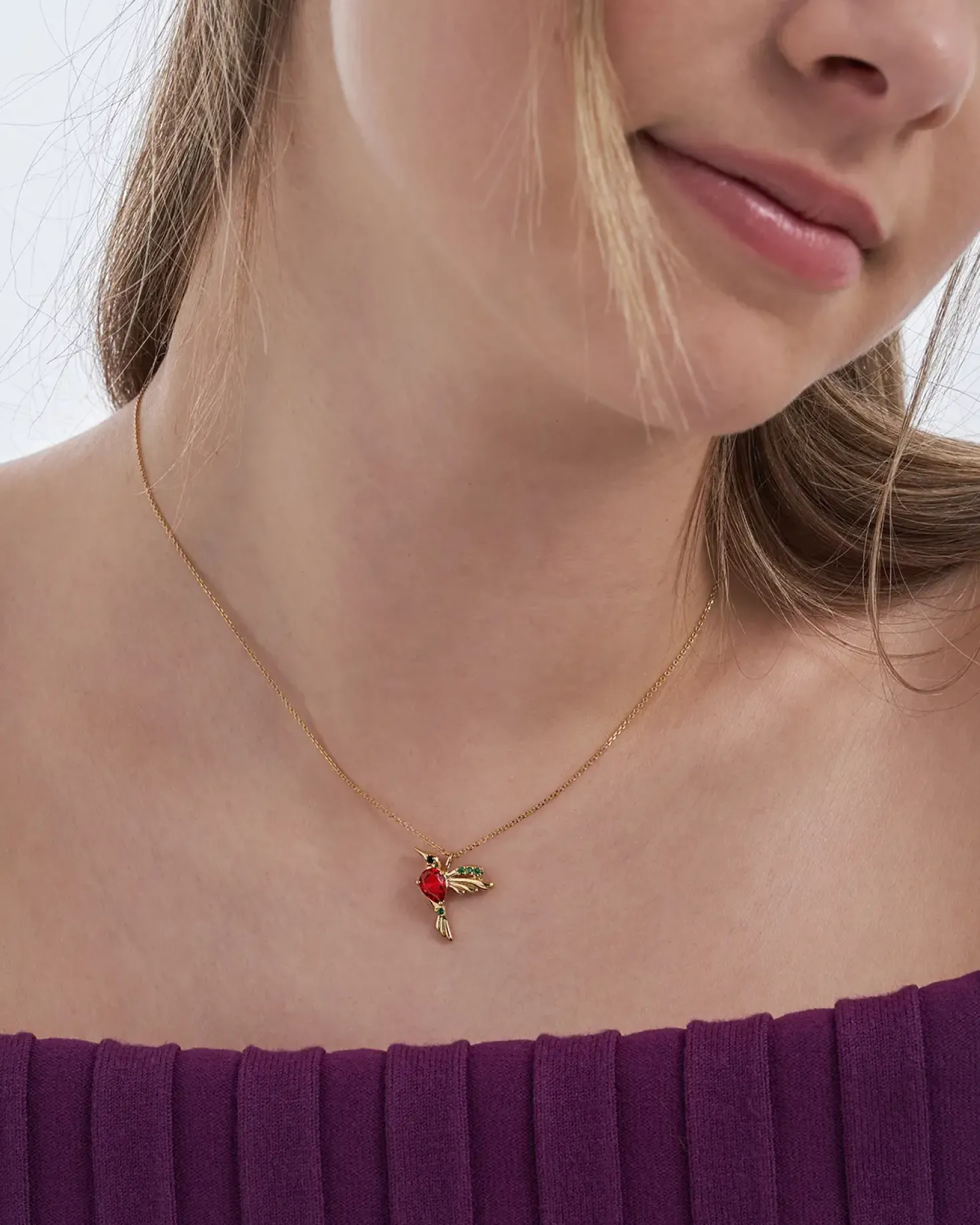 Collier - Golden Feathers