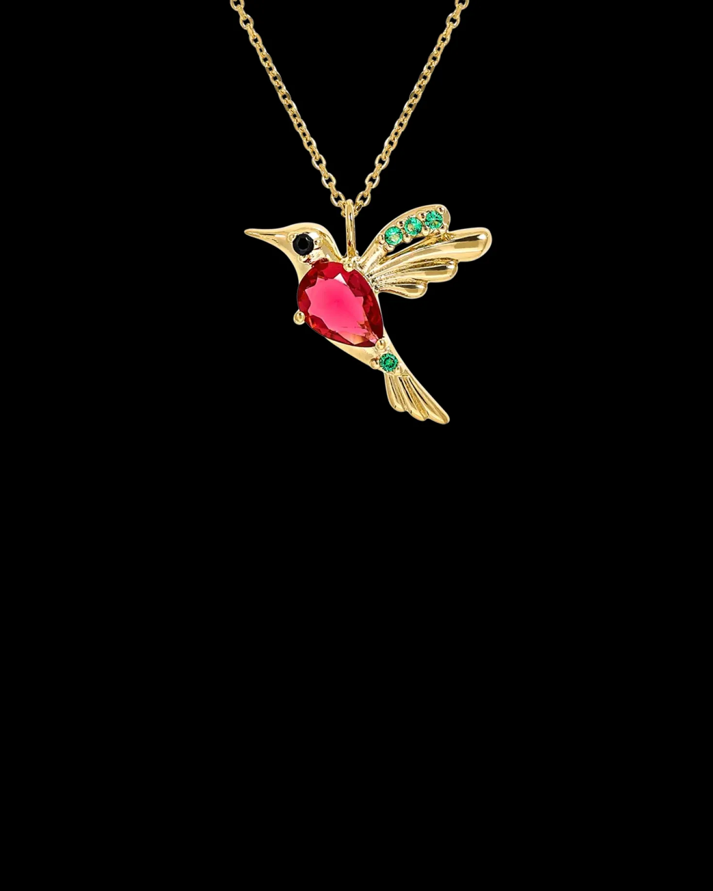 Collier - Golden Feathers
