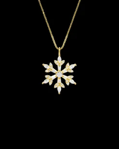 Collier - Golden Snowflake