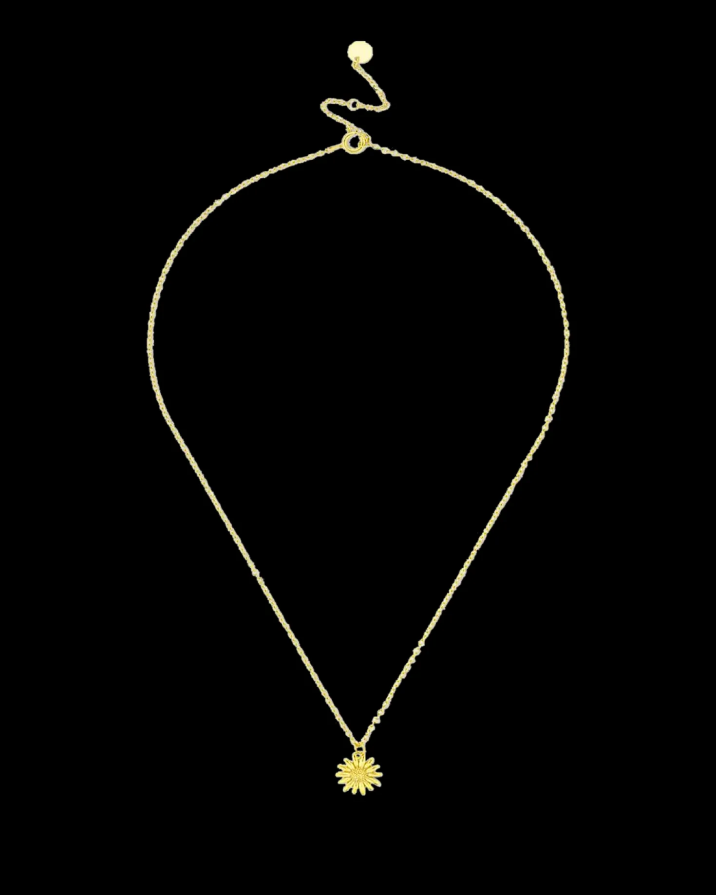 Collier - Golden Sunflower