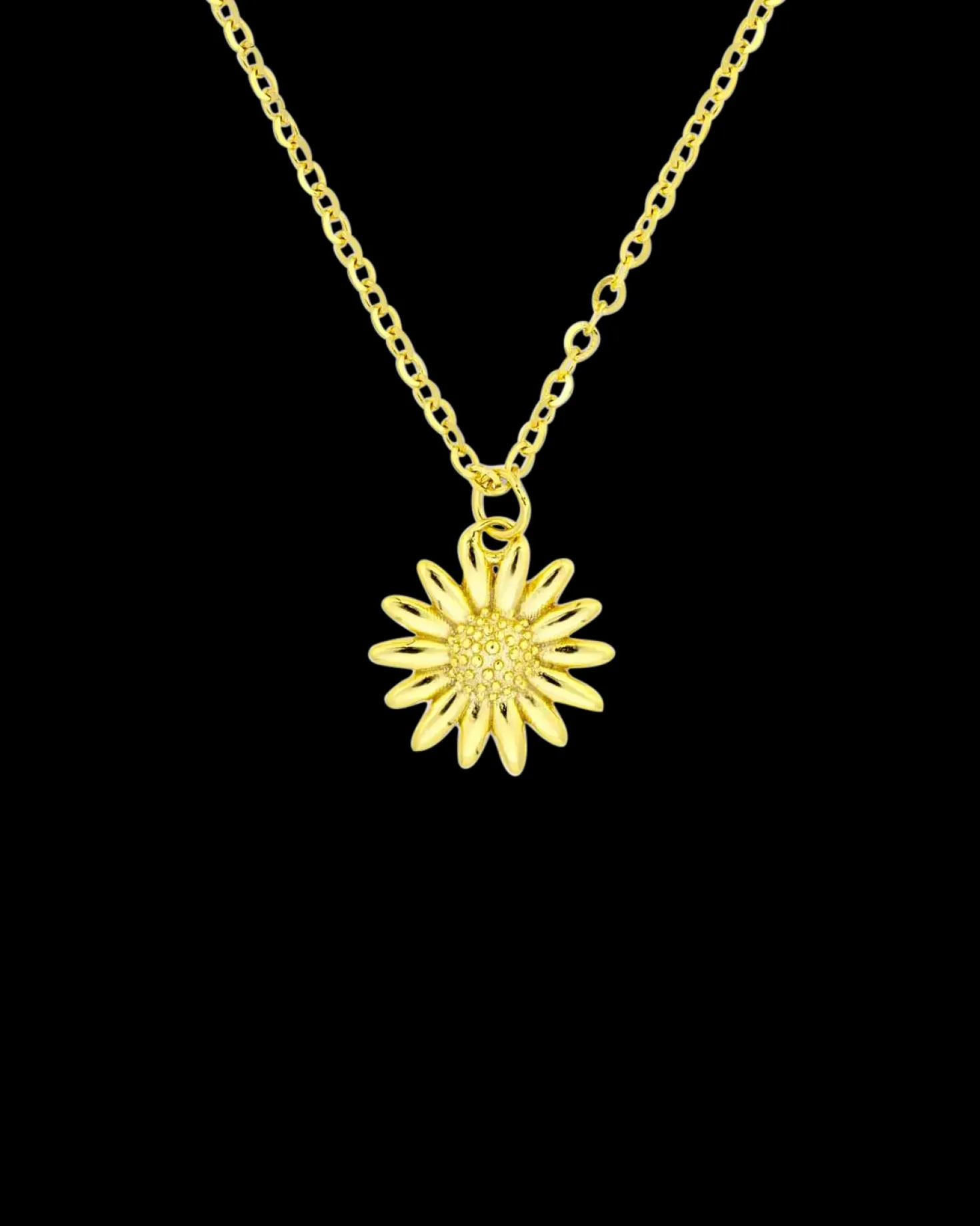 Collier - Golden Sunflower