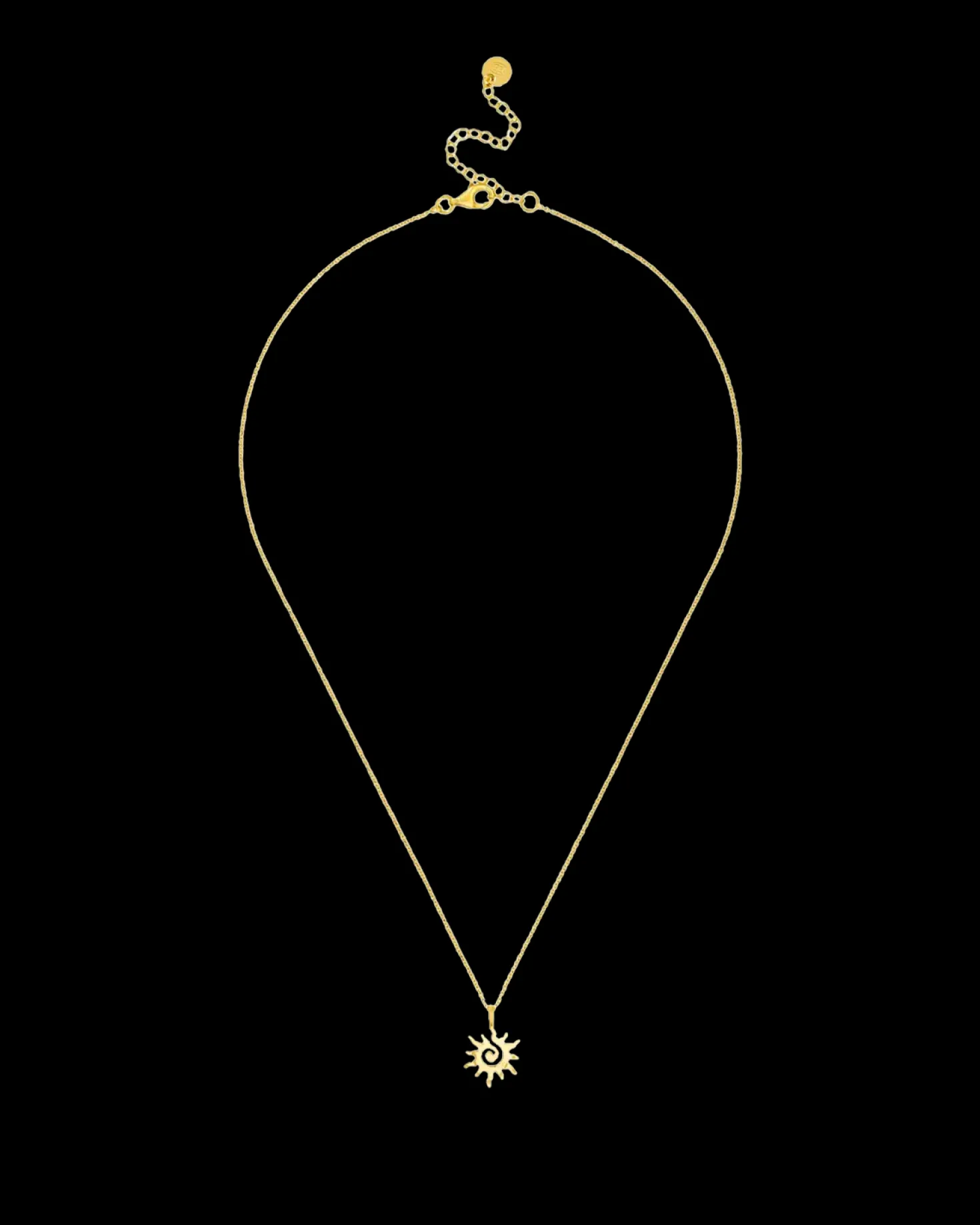 Collier - Golden Sunray