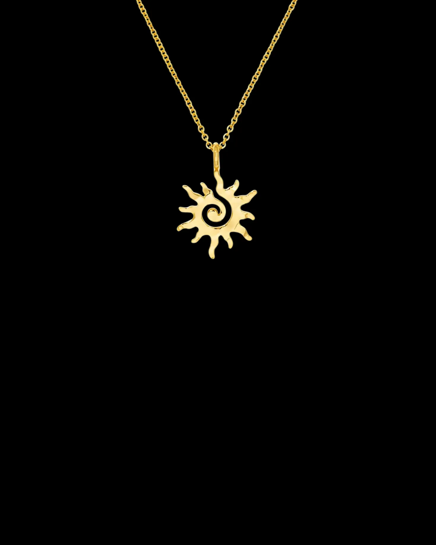 Collier - Golden Sunray