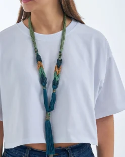 Collier - Green Beads