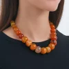 Collier - Orange Agate