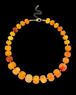 Collier - Orange Agate