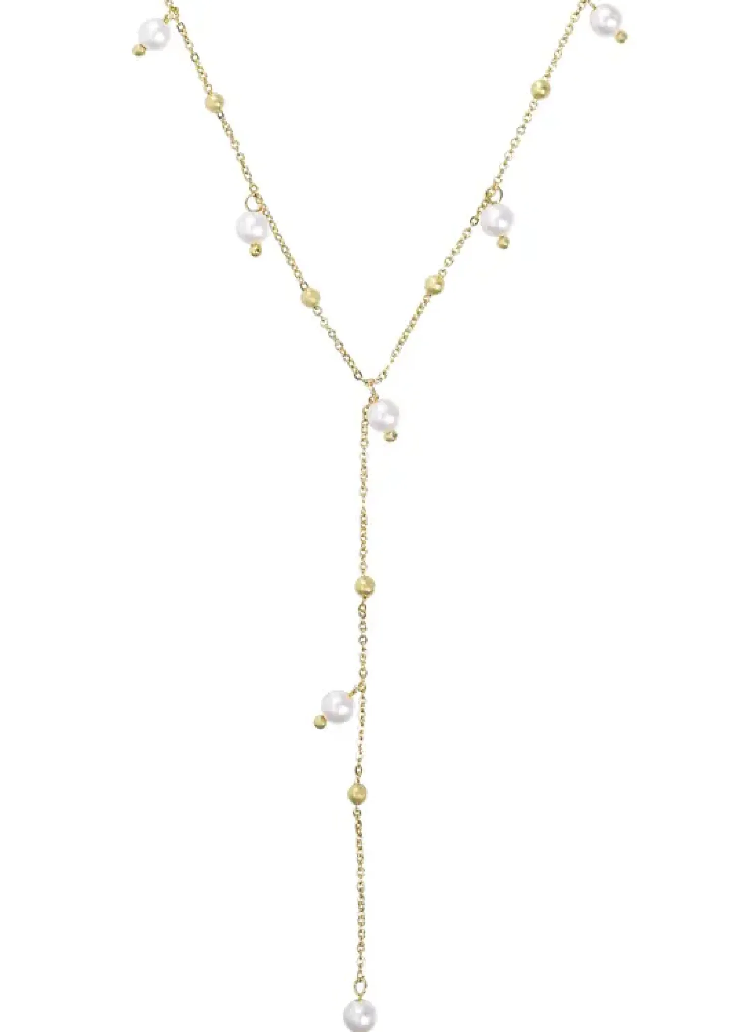 Collier - Plated Pearls