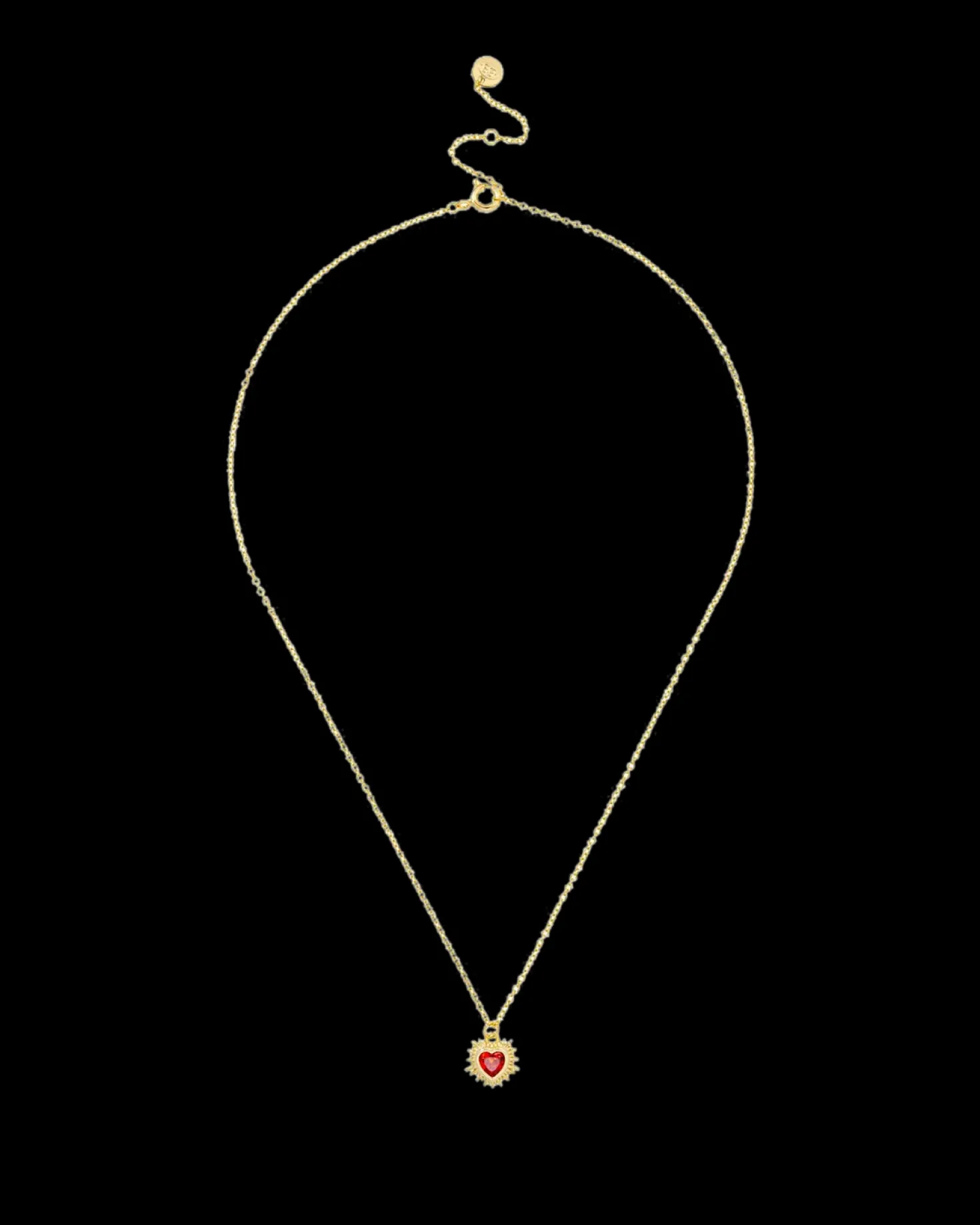 Collier - Red Zirconia