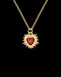 Collier - Red Zirconia