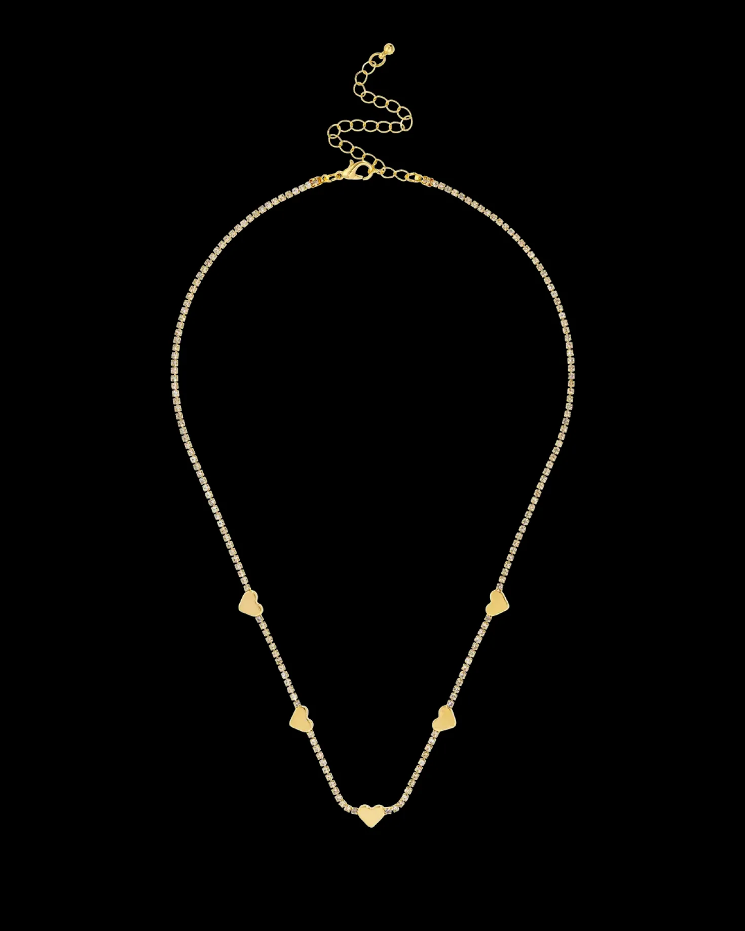 Collier - Sparkle Hearts