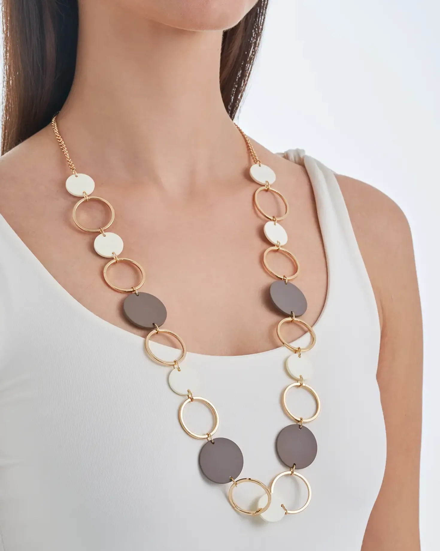 Collier - Taupe Shine