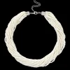 Collier - White Glass