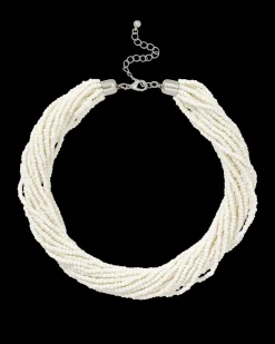 Collier - White Glass