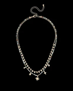 Collier multirangs - Agate Stars