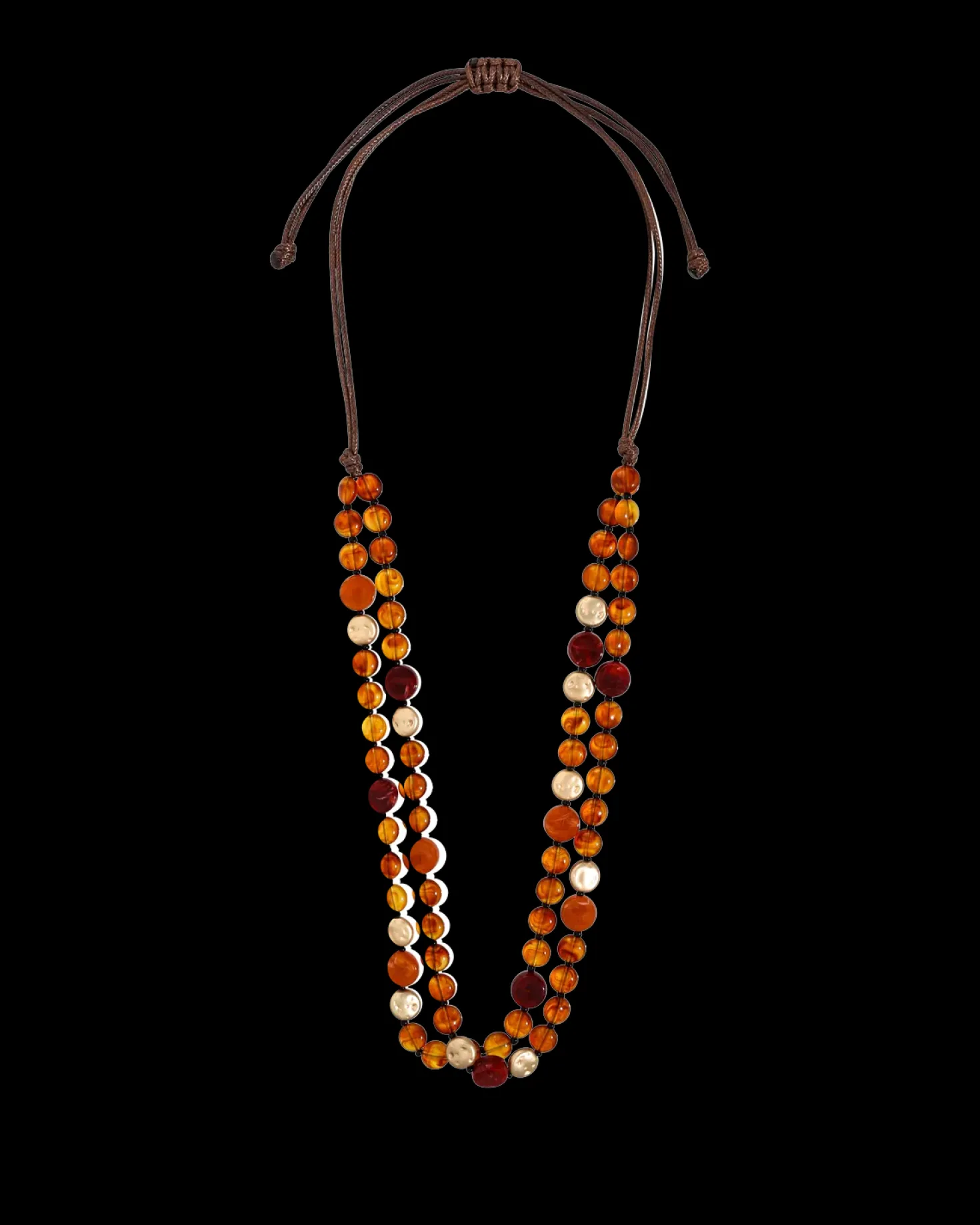 Collier multirangs - Autumn Layers