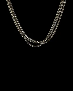 Collier multirangs - Black Elegance
