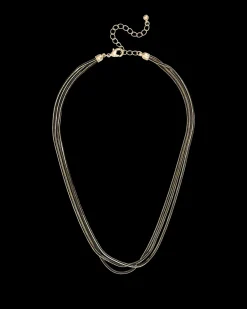 Collier multirangs - Black Elegance