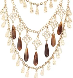 Collier multirangs - Brown Boho