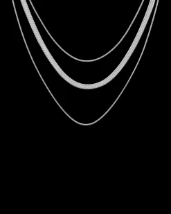 Collier multirangs - Classic Steel