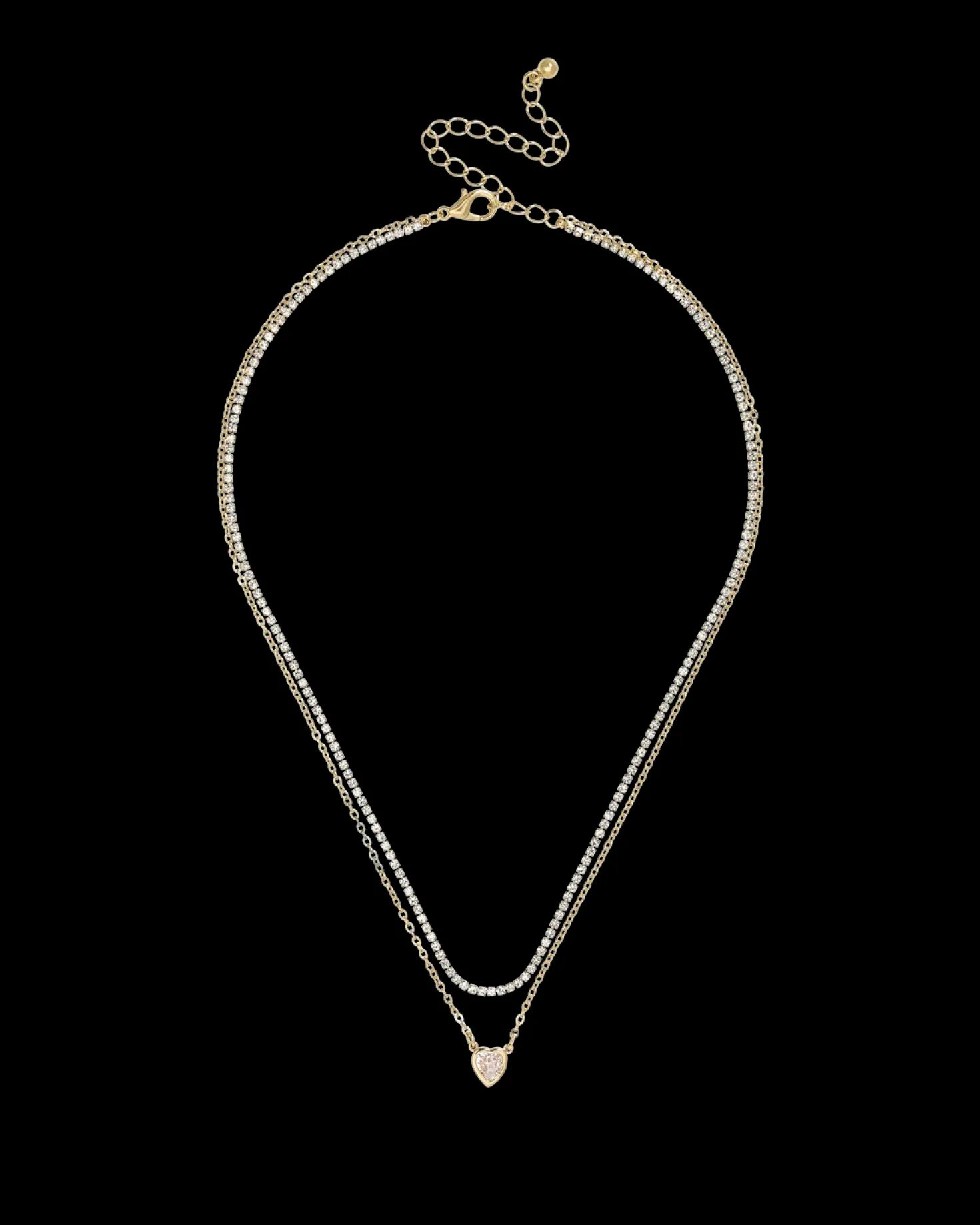 Collier multirangs - Cute Heart