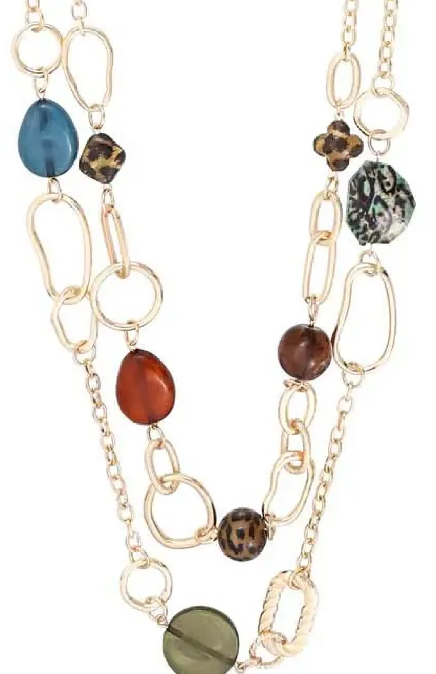 Collier multirangs - Different Rows