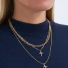 Collier multirangs - Double Cross