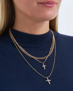 Collier multirangs - Double Cross