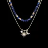 Collier multirangs - Fine Blue