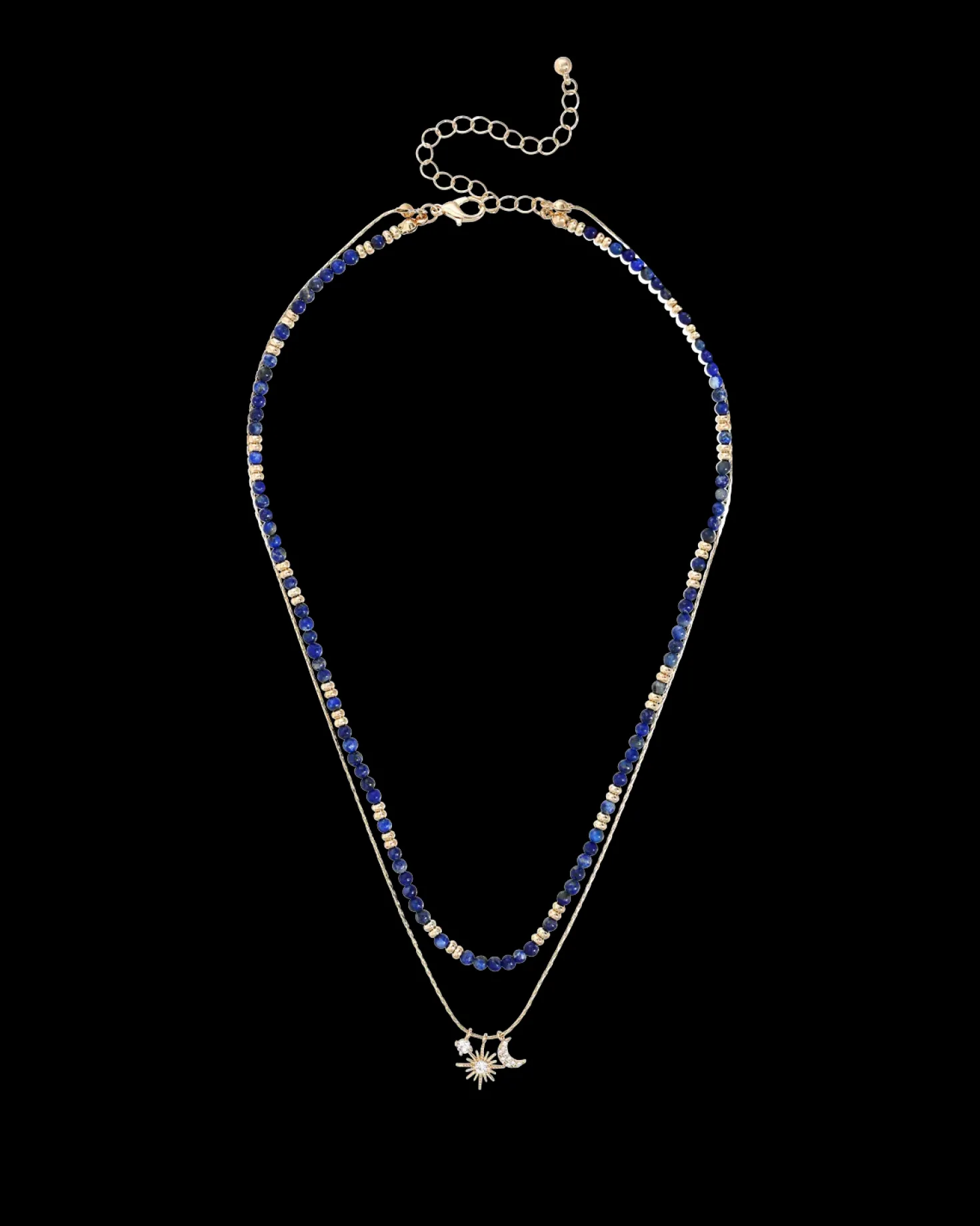 Collier multirangs - Fine Blue