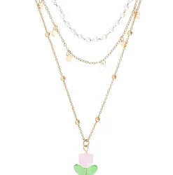 Collier multirangs - Gleaming Tulip