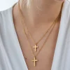 Collier multi-rangs - Glossy Cross
