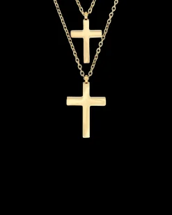 Collier multi-rangs - Glossy Cross
