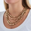 Collier multirangs - Golden Glow