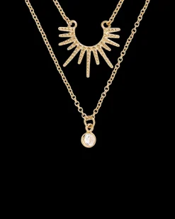 Collier multirangs - Golden Sunlight