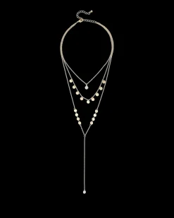 Collier multi-rangs - Golden Plates