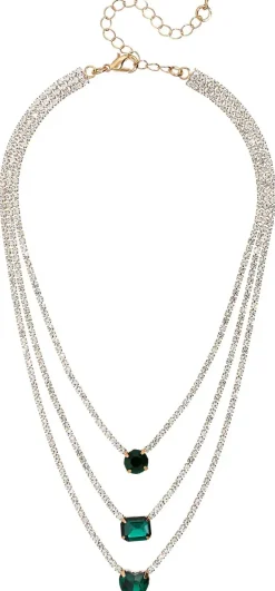 Collier multirangs - Gorgeous Green