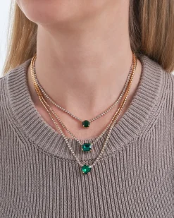 Collier multirangs - Gorgeous Green