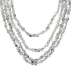 Collier multirangs - Grey Pearls