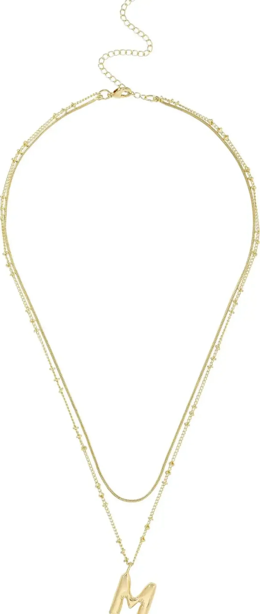 Collier multirangs - Initial M