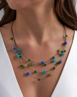 Collier multirangs - Jade Stone