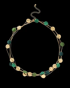 Collier multirangs - Leaf Plates