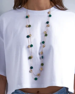 Collier multirangs - Leaf Plates