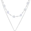Collier multirangs - Moonstone Gleam