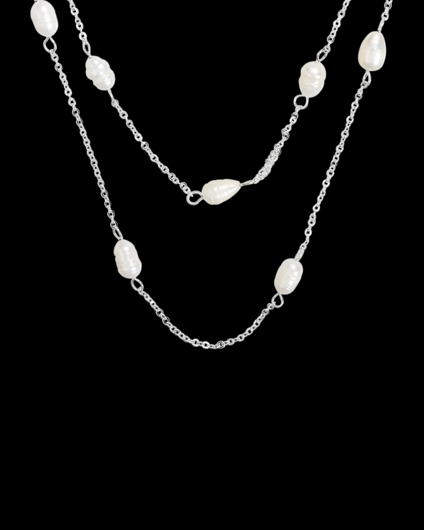 Collier multirangs - Ocean Pearls