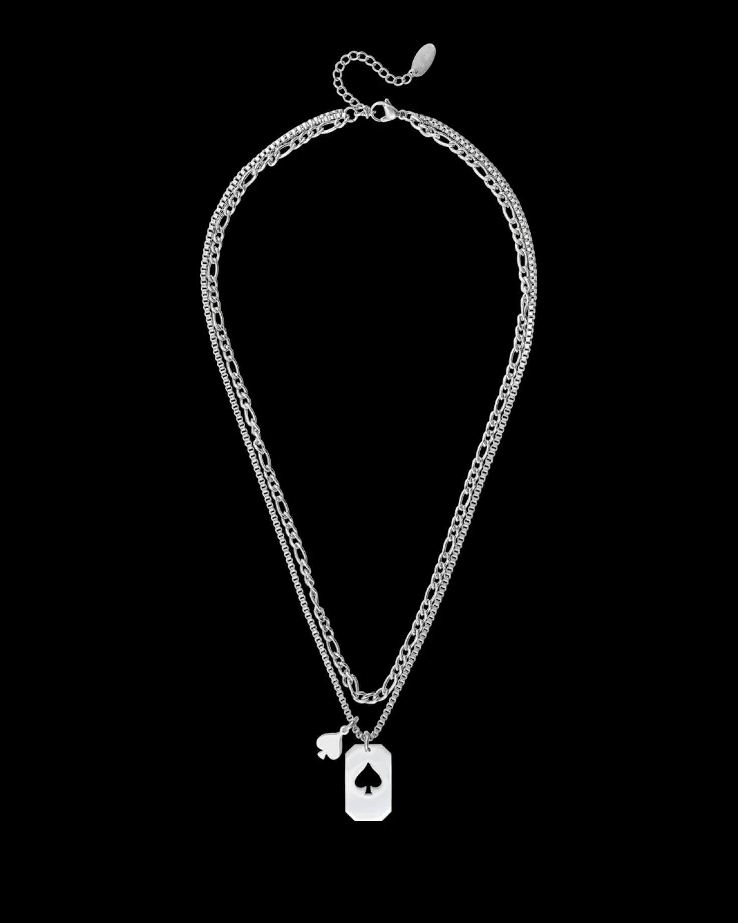 Collier multirangs - Poker Card