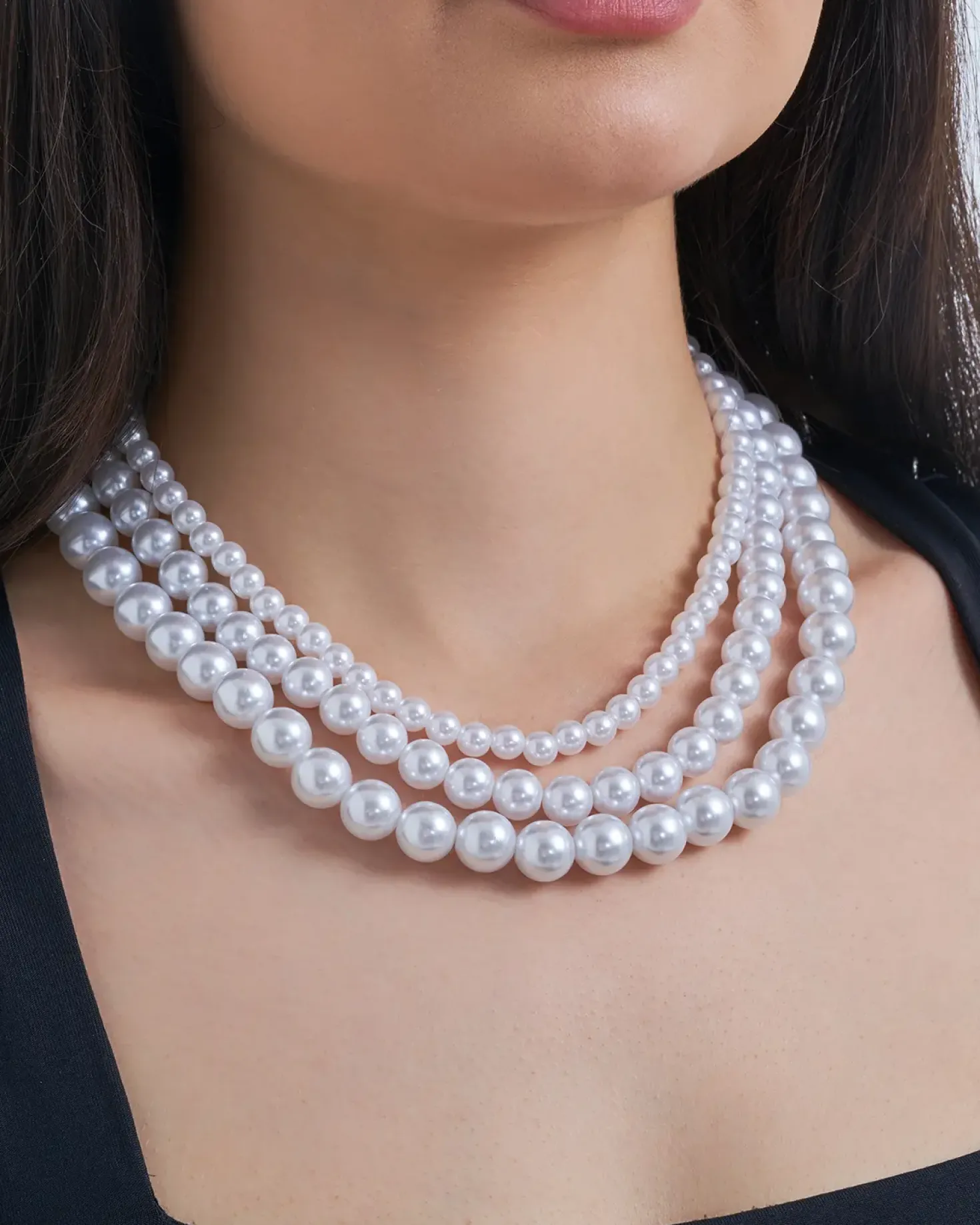 Collier multirangs - Pure Pearl
