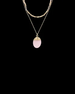 Collier multirangs - Purple Gemstone