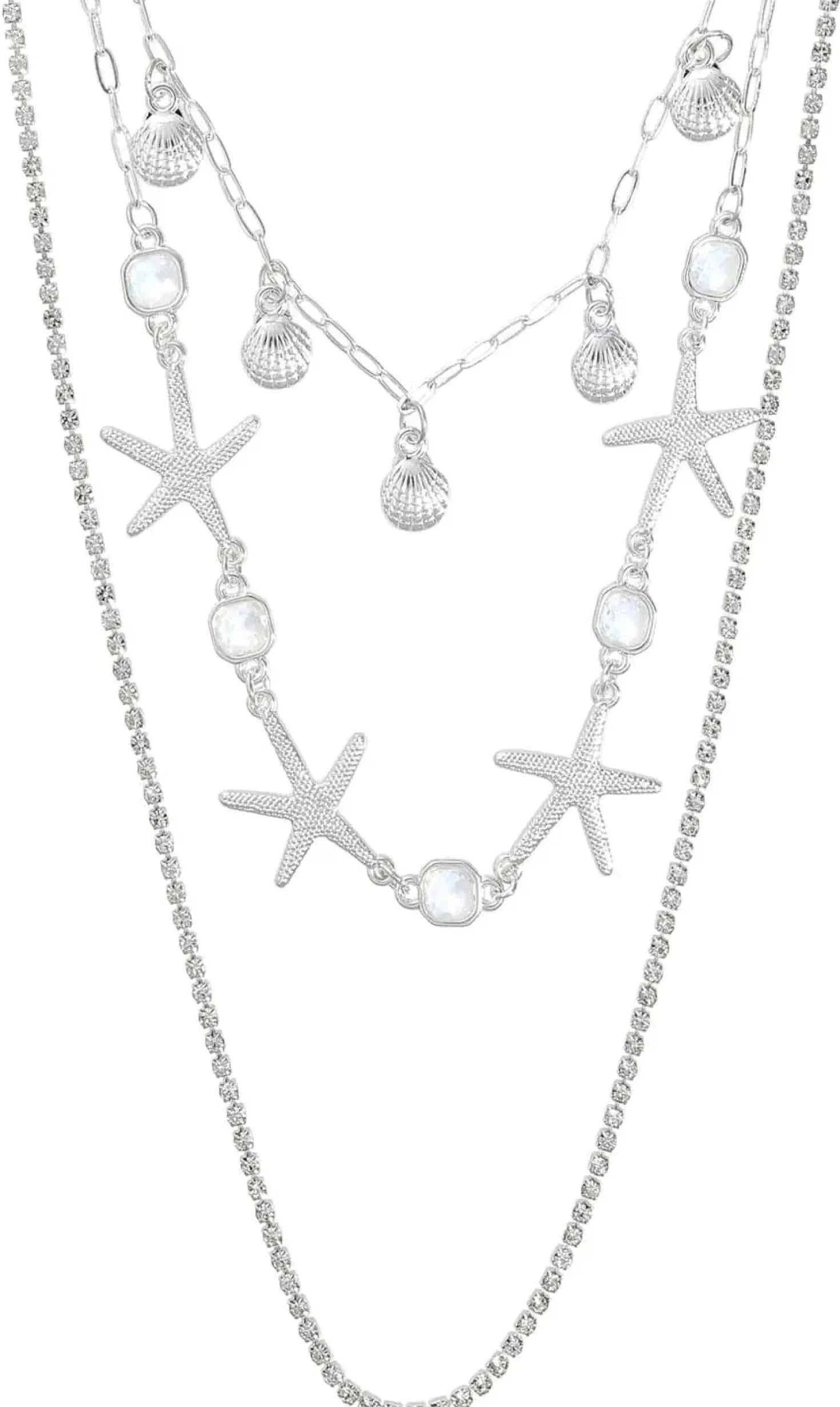 Collier multirangs - Silver Shore