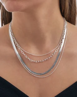 Collier multirangs - Silver Shine