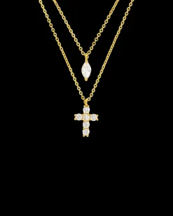 Collier multirangs - Sparkling Cross